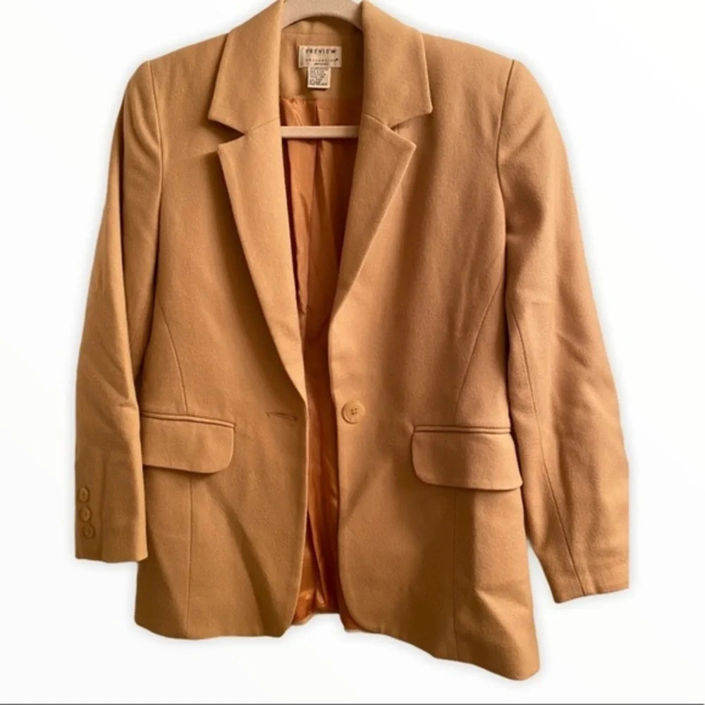 Preview Collection Beige Wool Blazer​